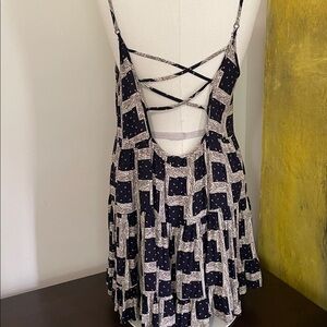 Bandana Paisley Scarf Print Beachy Eclectic Western Babydoll Mini Dress